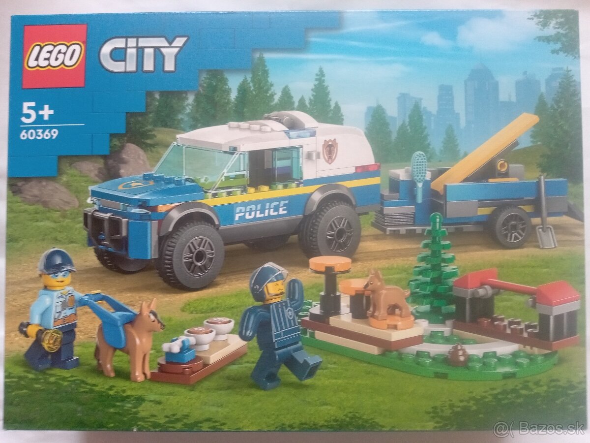 LEGO City 60369 NOVÉ - Mobilné cvičisko pre policajné psy