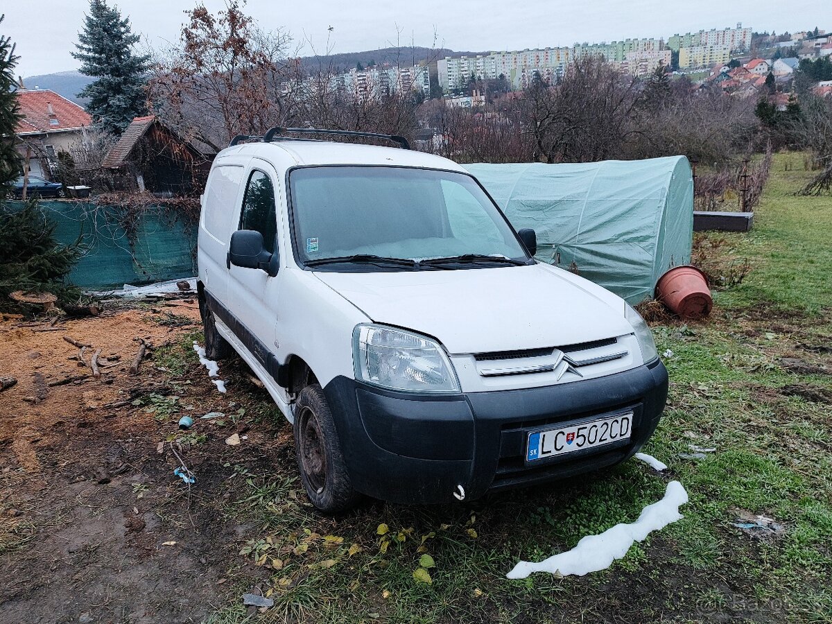 Citroen Berlingo 1,9  51kw nepojazdné