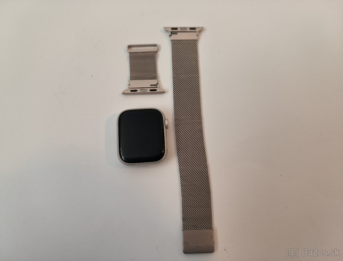 apple watch 9 41mm Gold / Batéria 100%