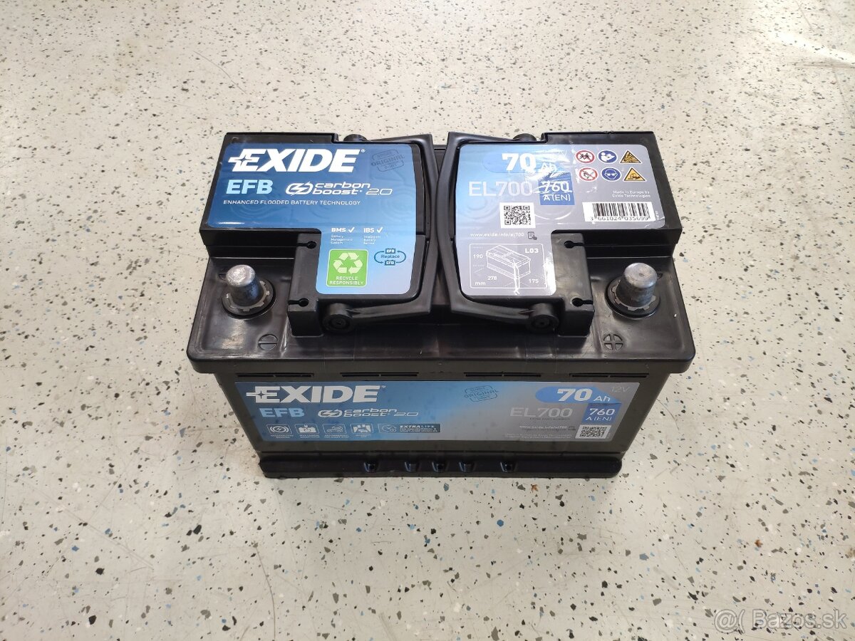 Autobatéria Exide EL700