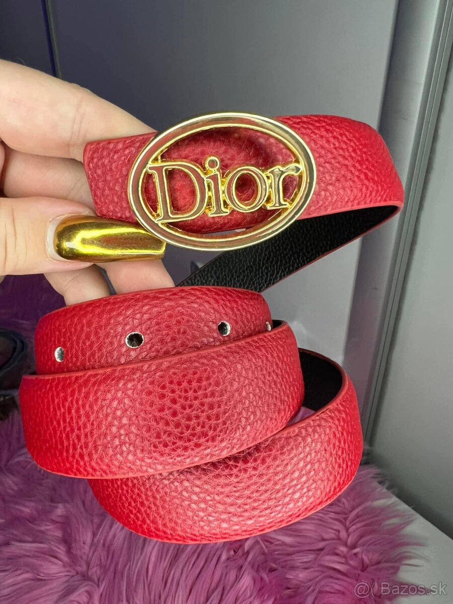 Opasok Dior - červený