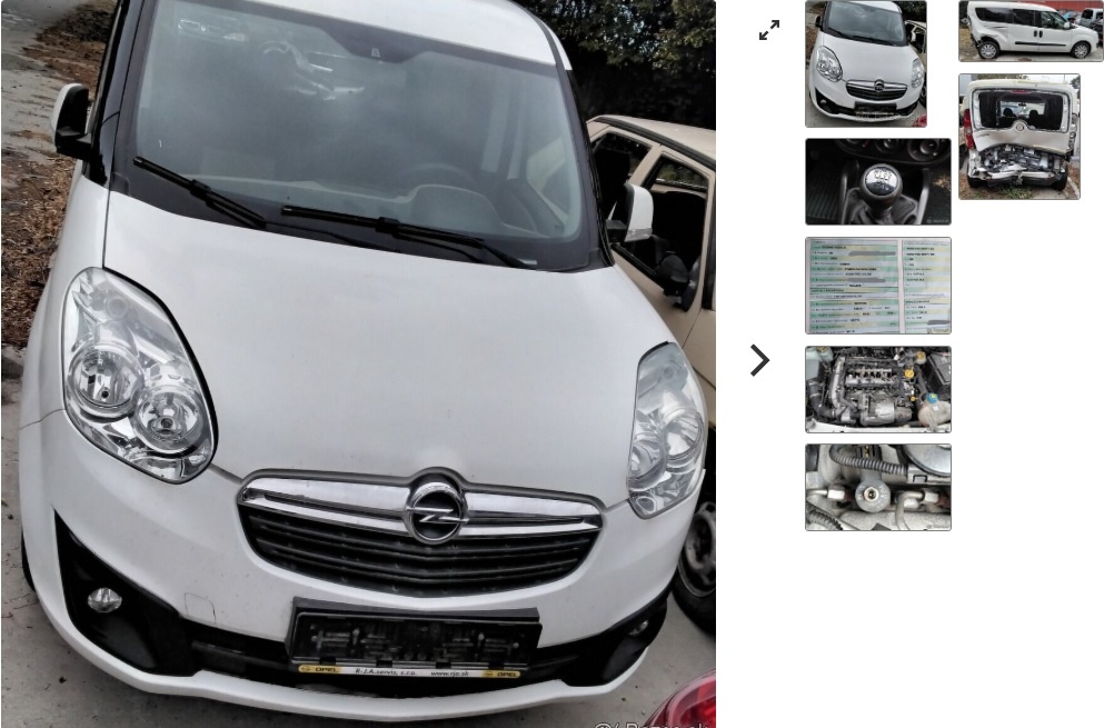 OPEL COMBO 1.6 CDTI 2017 predám Motor 940C1000, Trysky 04451