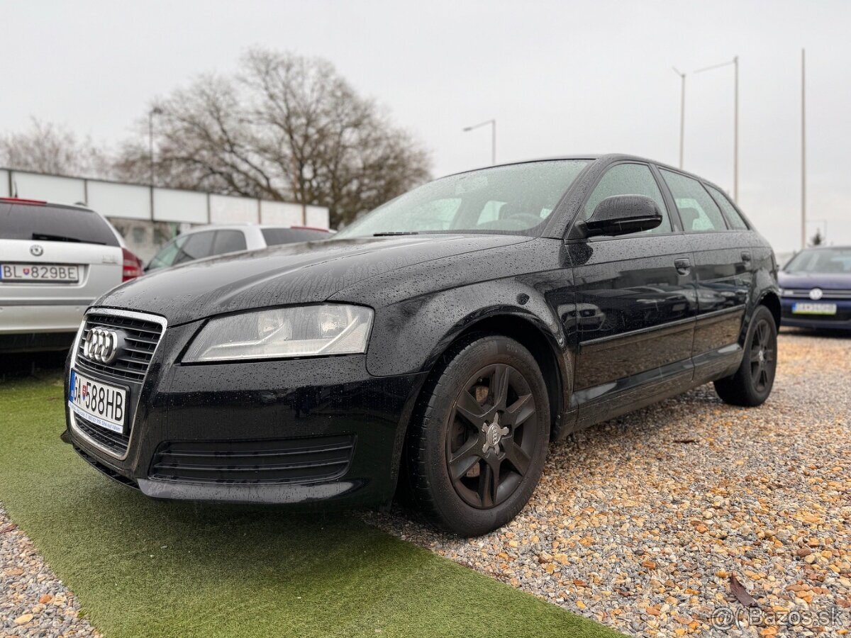 Audi A3 facelift 1,4 benzín, 92kW, MT/6, rok:07.2009.