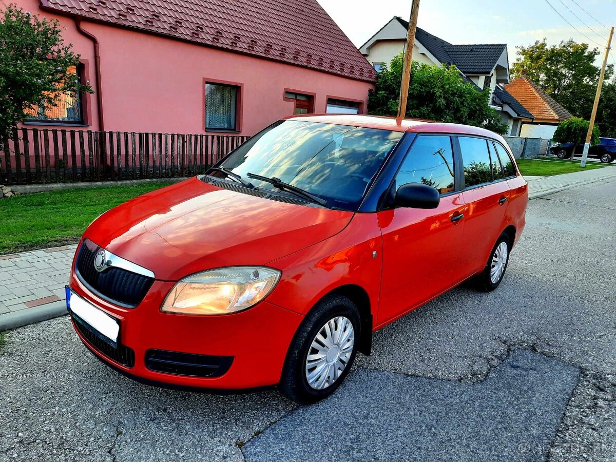 Škoda Fabia 2 Combi Benzín+Plyn 2008 Vynikajúcí stav