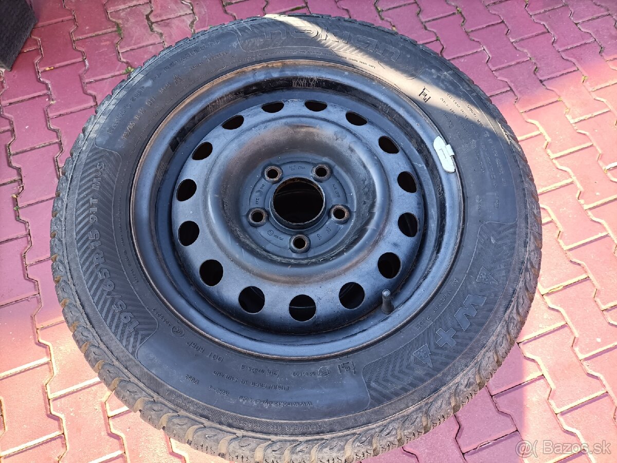 Zimné 195/65 r15, 5x114,3