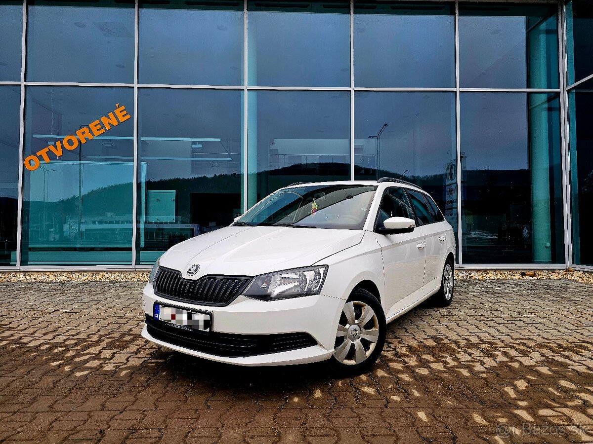 ŠKODA FABIA III 1.0 COMBI●55KW●2015●1.MAJITEL●KLIMATIZÁCIA ●