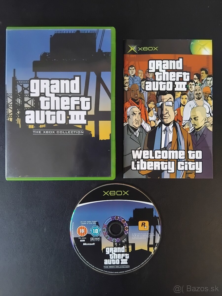 Hra pre Xbox Classic - Grand Theft Auto III