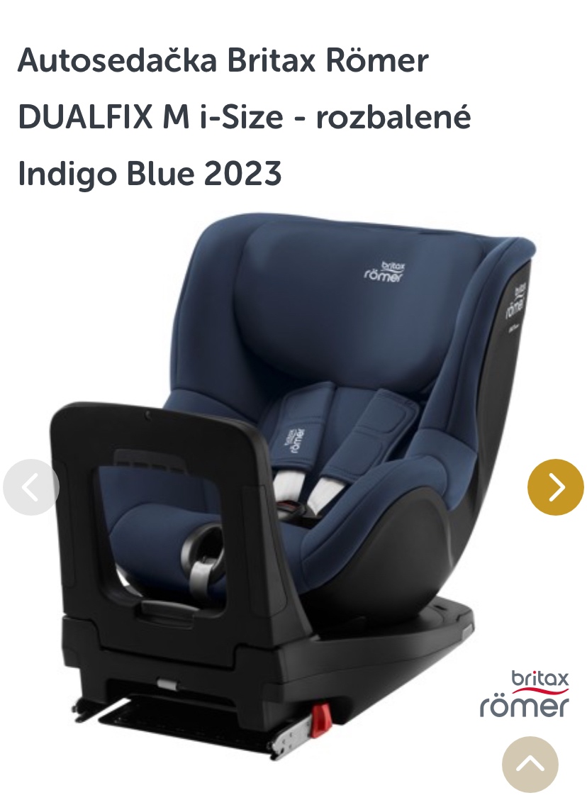 Autosedačka Britax Römer DUALFIX M i-Size - Indigo Blue