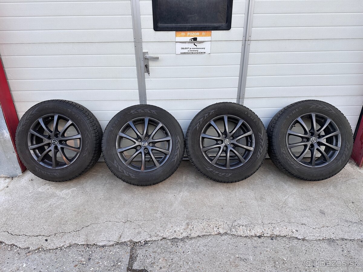 elektróny MAZDA R17 5x114,3 7x17 + zimne pneu