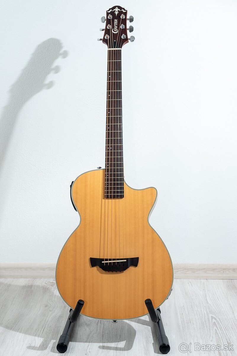 Elektroakustická gitara Crafter CT-120 (nut, sedlo kosť)