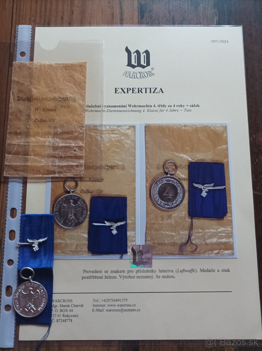 2x Služební vyznamenání Wehrmachtu (Luftwaffe)