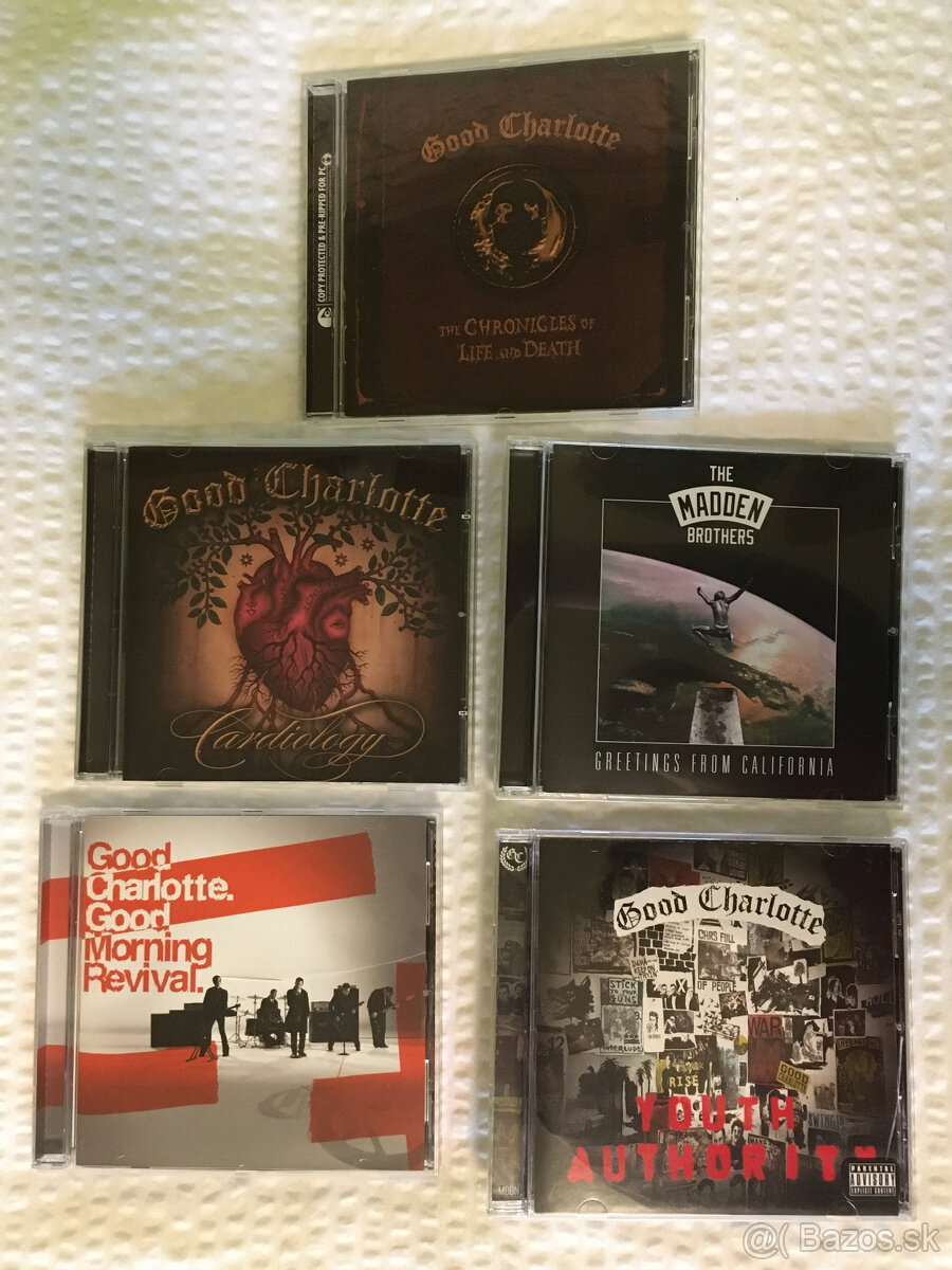 Predám CD Good Charlotte viac ks