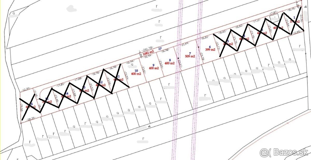 Na predaj záhrada o výmere 400m2 v Nových Zámkoch