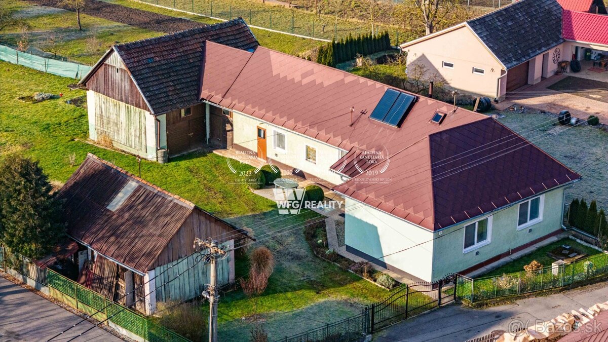 Rodinný dom v pokojnej lokalite - Mojš pri Žiline (1000 m2)