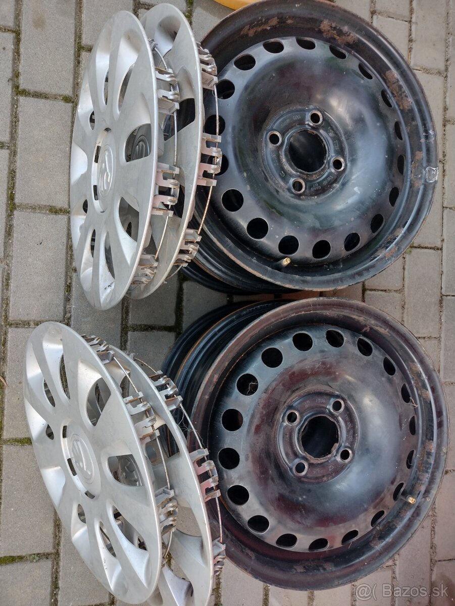 plechove disky 14" skoda, volkswagen..