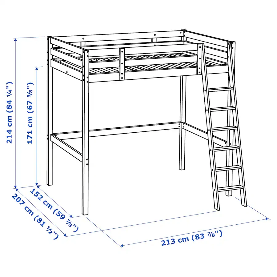 Predam postel STORÅ Ikea