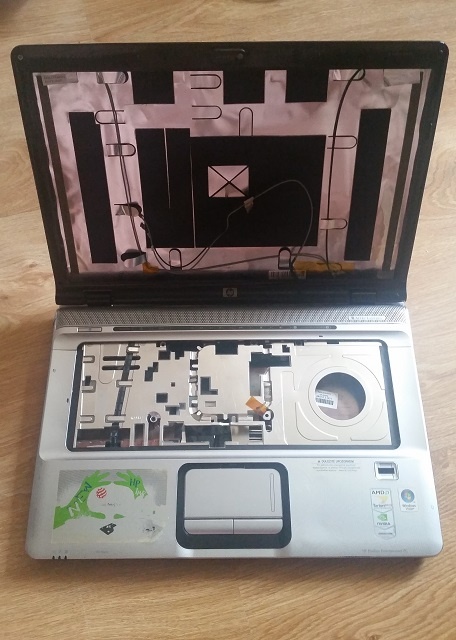 Šasi (SKELET) z notebooku HP Pavilion DV6500