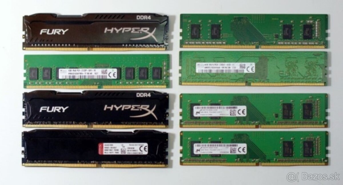 Pamäte DDR4 pre PC 8GB - 16GB