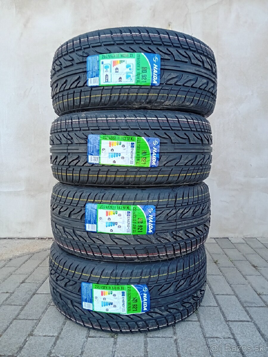 Nové letné pneumatiky 255/45R18 XL Haida 2023