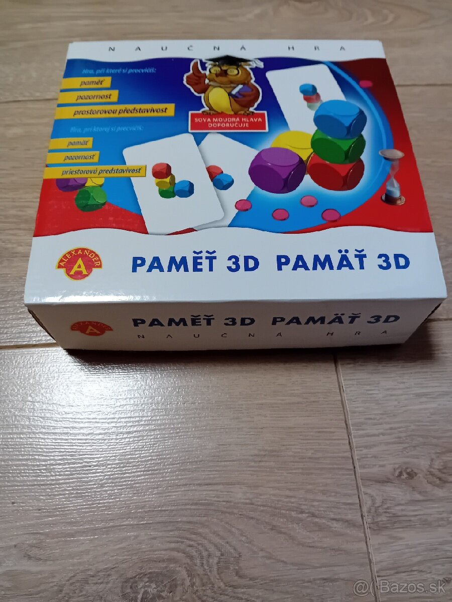 Hra PAMÄŤ 3D