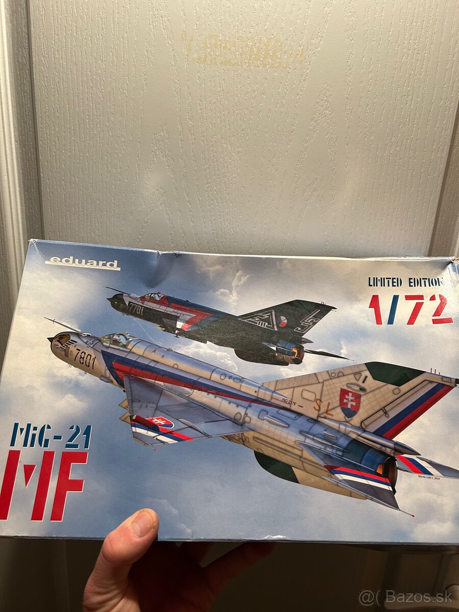 Predam plastikove modely limitovaná edícia Eduard mig-21