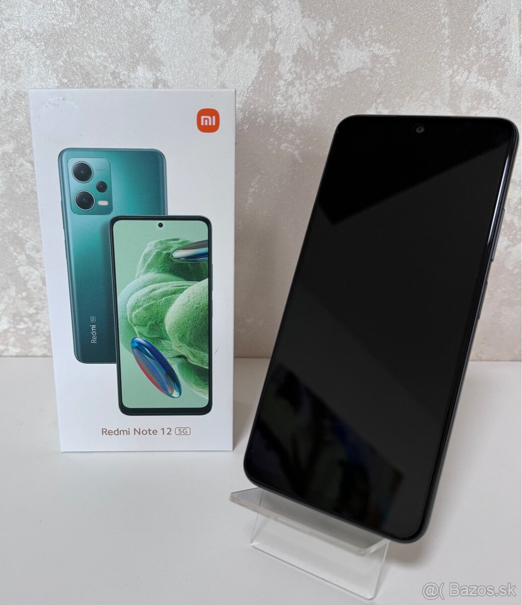 Xiaomi Redmi Note 12 5G 128GB Onyx Gray - týždeň používaný