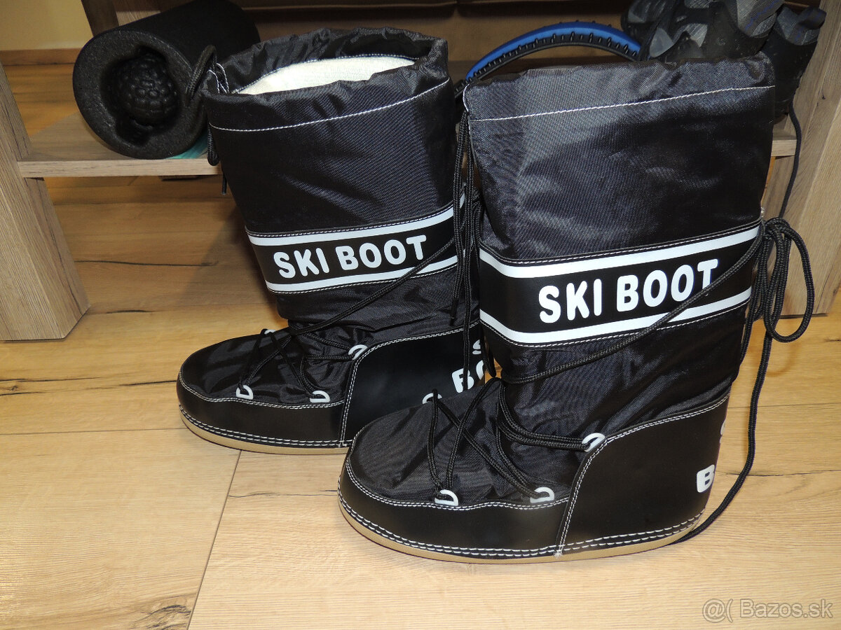 Skiboot - Moonboot nový a softshell mikina Mammut