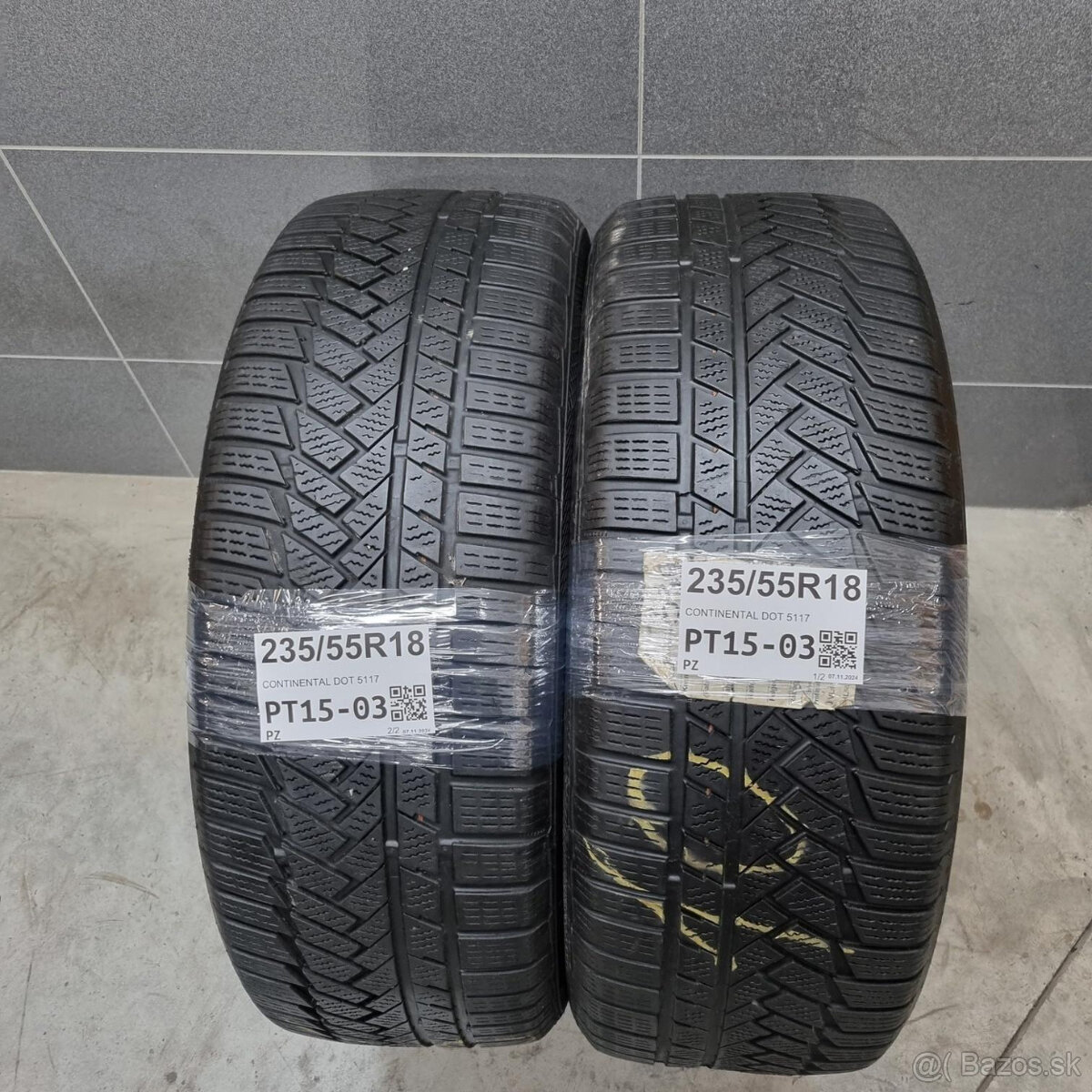 Zimné pneumatiky 235/55 R18 CONTINENTAL DOT5117