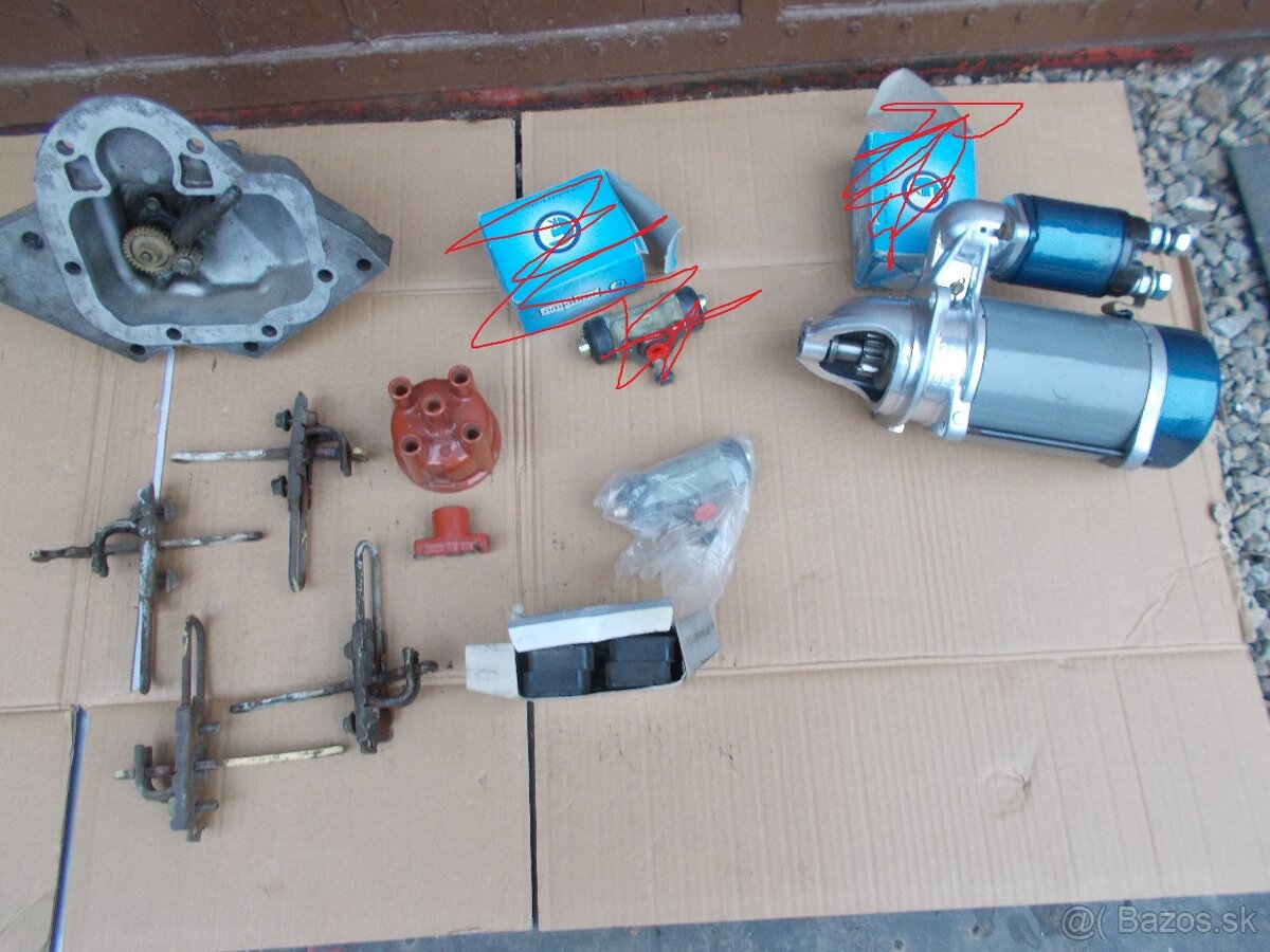 Predsam pre skoda 100-105 blok motora starter dorazy dveri