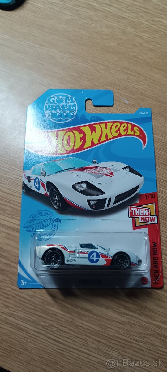 Hotwheels Ford gt-40 kovový