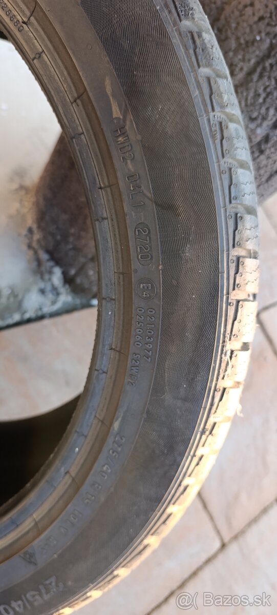 Zimné pneumatiky Continental 275/40  R19