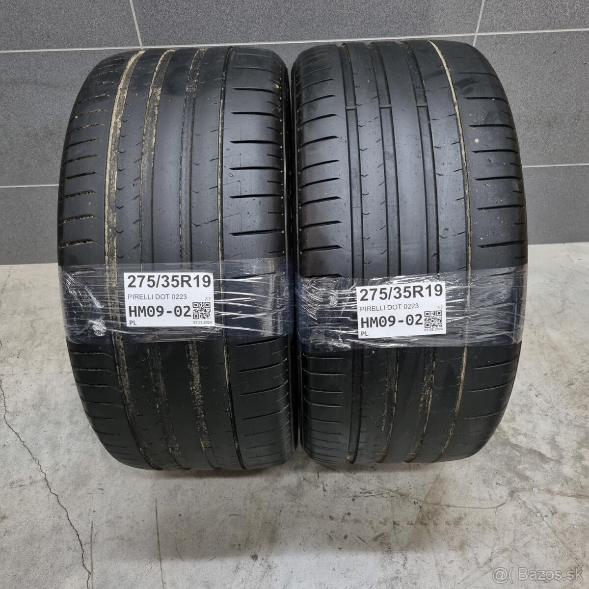 Letné pneumatiky 275/35 R19 PIRELLI DOT0223