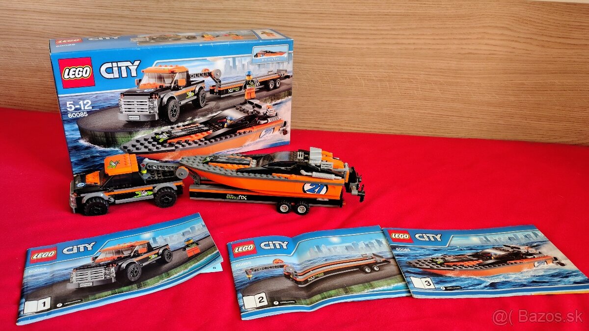 LEGO City 60085 Motorový čln 4x4