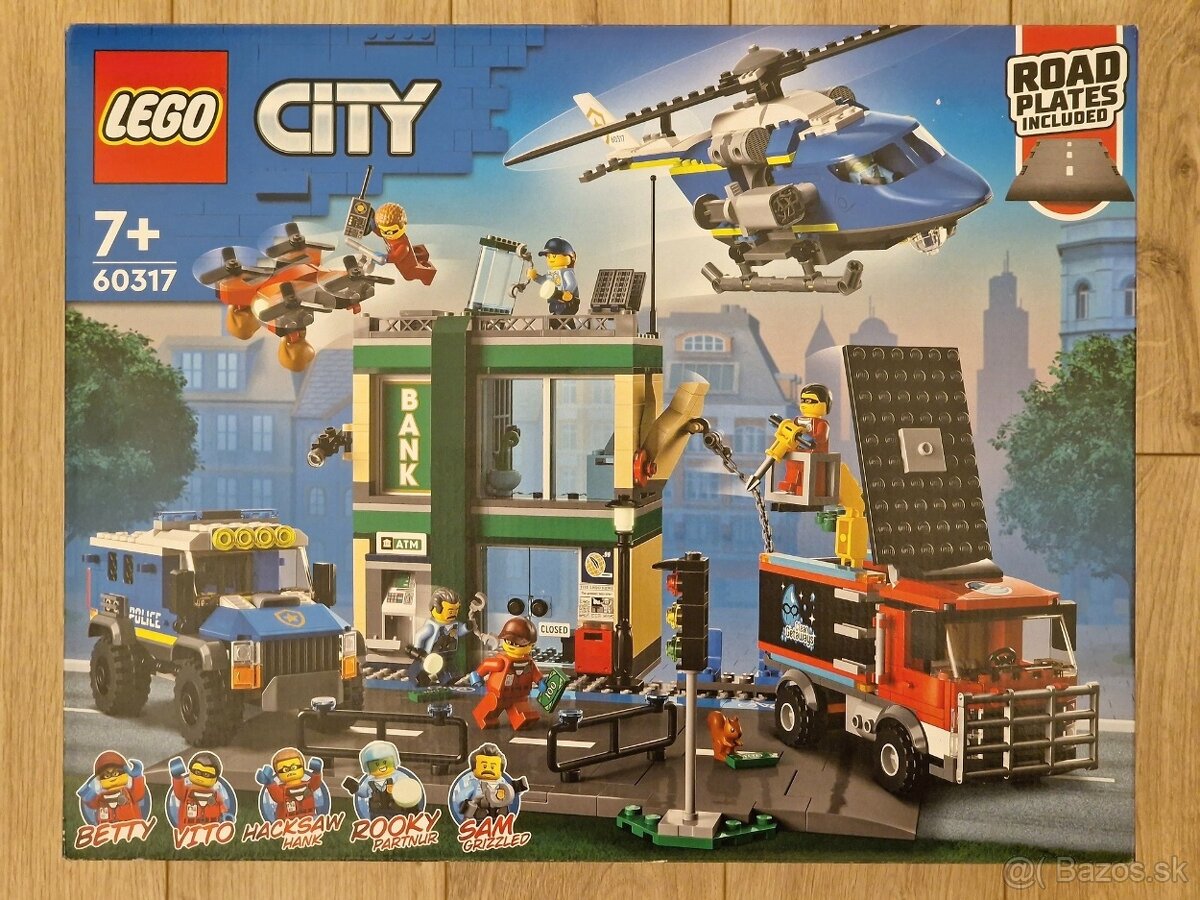 Lego City 60317 Policajná naháňačka v banke