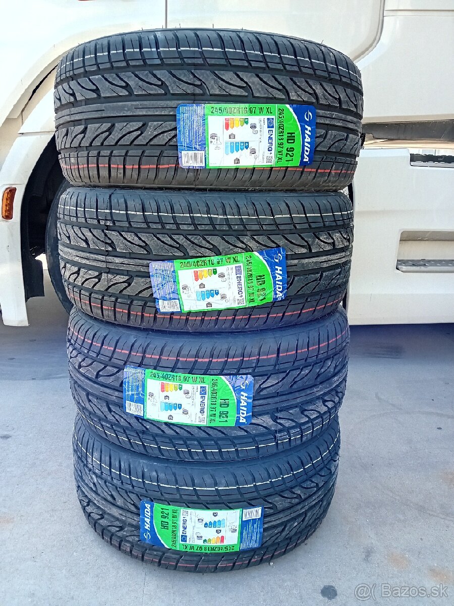 Nové letné pneumatiky 245/40R18 XL Haida 2023