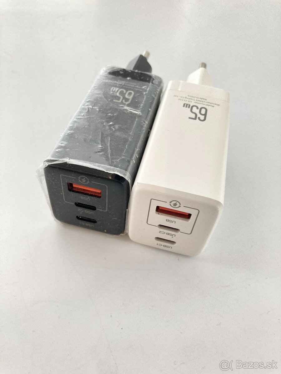 Nabíjačka / Adaptér USAMS 65W 1xUSB 2xUSB-C