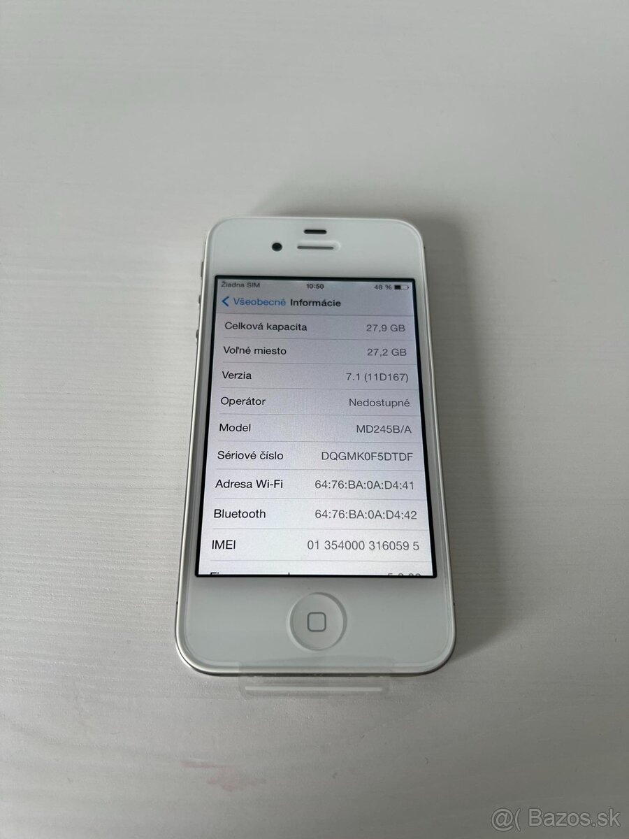 Apple Iphone 4s pre zberateľa-nový, vo fóliach