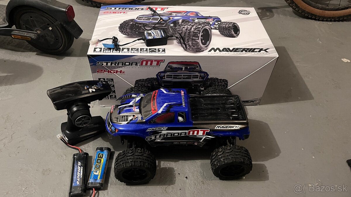 RC auto Maverick Strada MT 1/10 + dve baterie