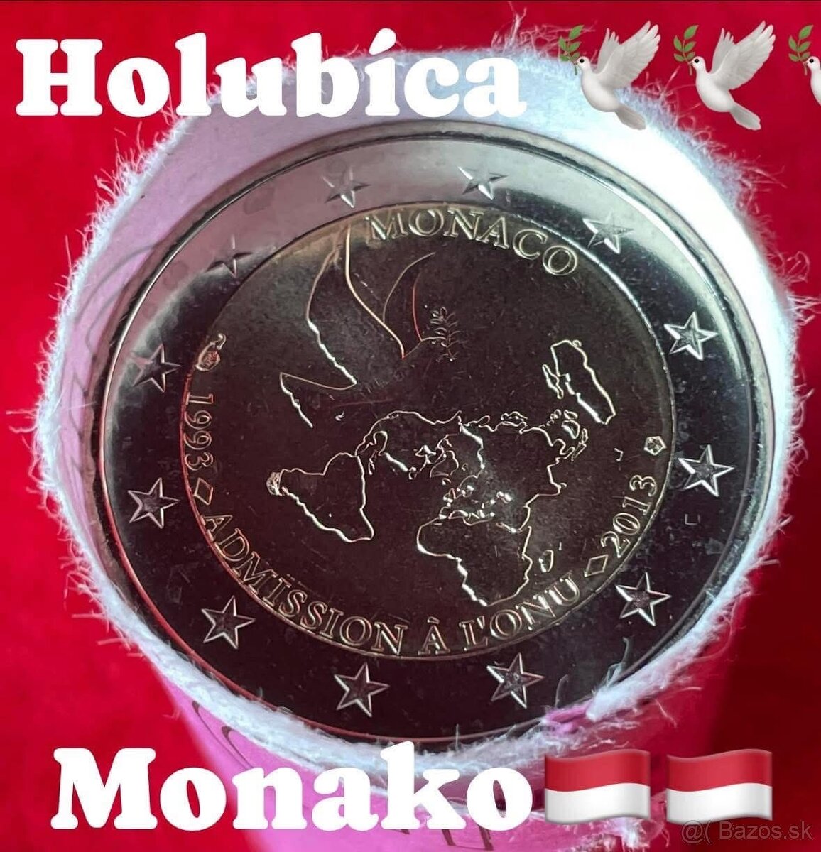 Pamätna 2€ minca Monako 2013