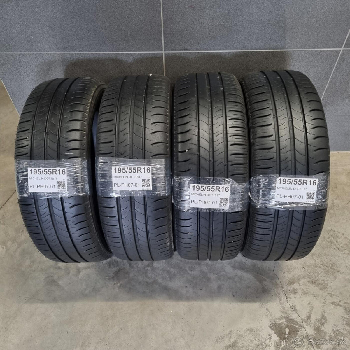 Letné pneumatiky 195/55 R16 MICHELIN DOT1817