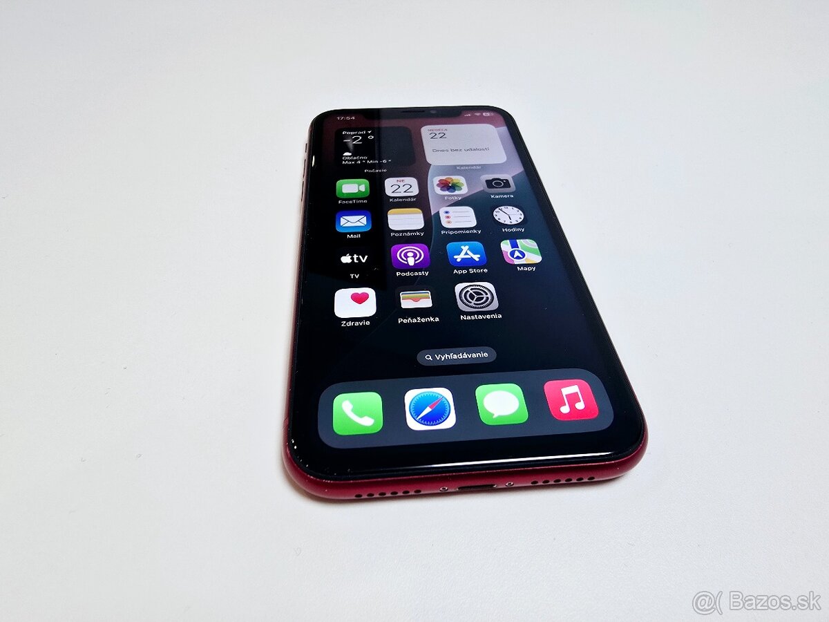 APPLE IPHONE XR 64GB RED ,BATERKA 100%