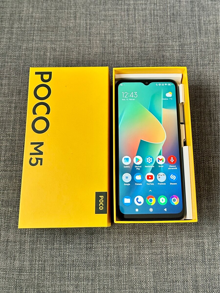 Xiaomi Poco M5 - novy, TOP stav.