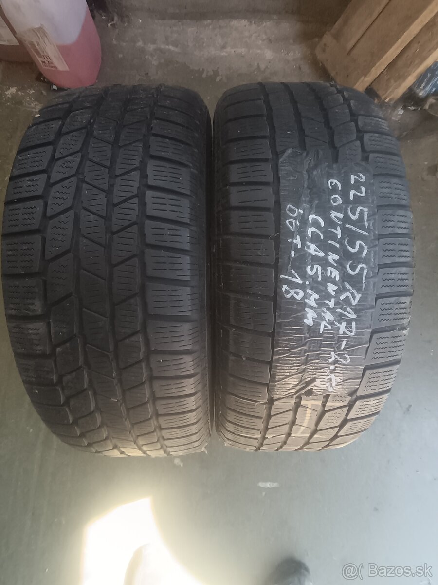 225/55 r17 continental zimne 2.ks