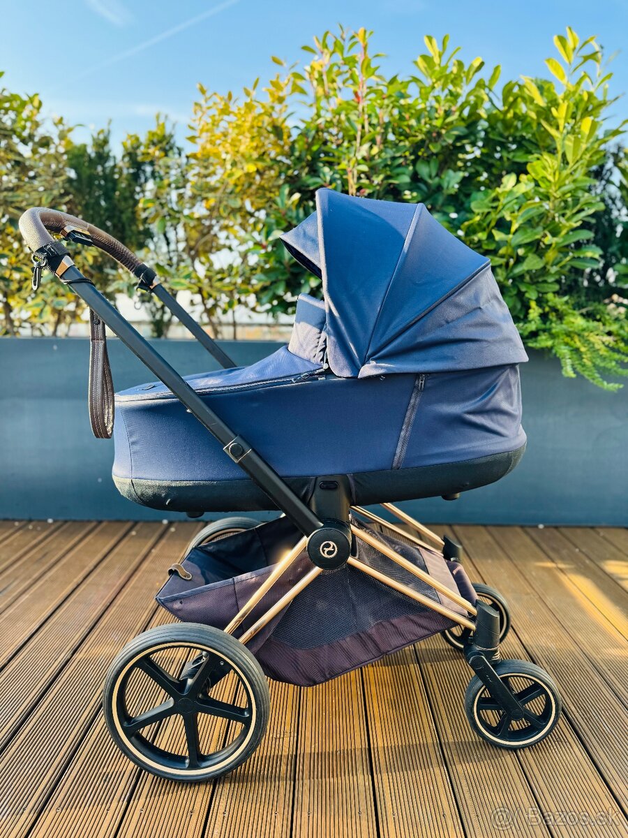 Cybex priam 2019 rose gold, farba Midnight blue