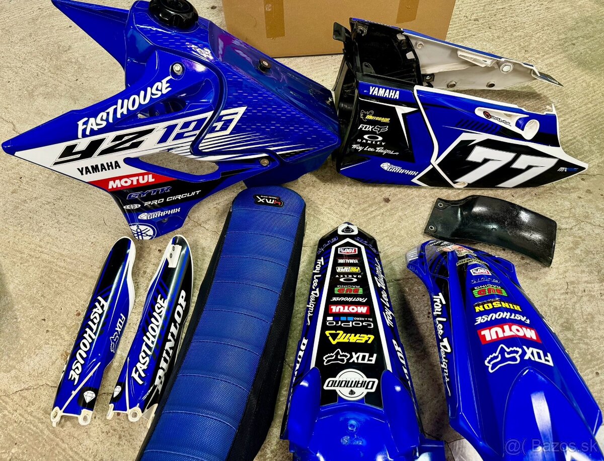 Yamaha YZ plasty,nádrž,sedadlo