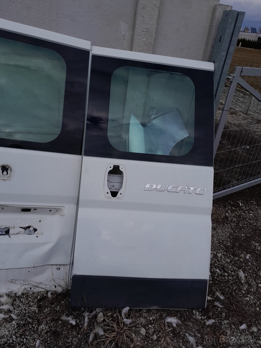 Zadne okna a dvere fiat ducato