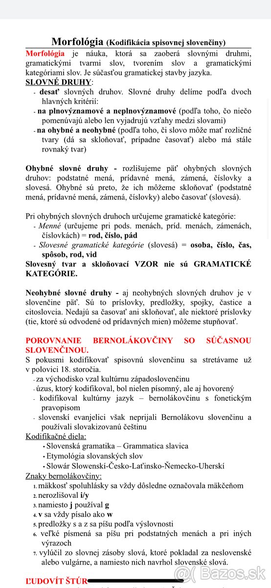 Maturitné témy zo slovenčiny a literatúry