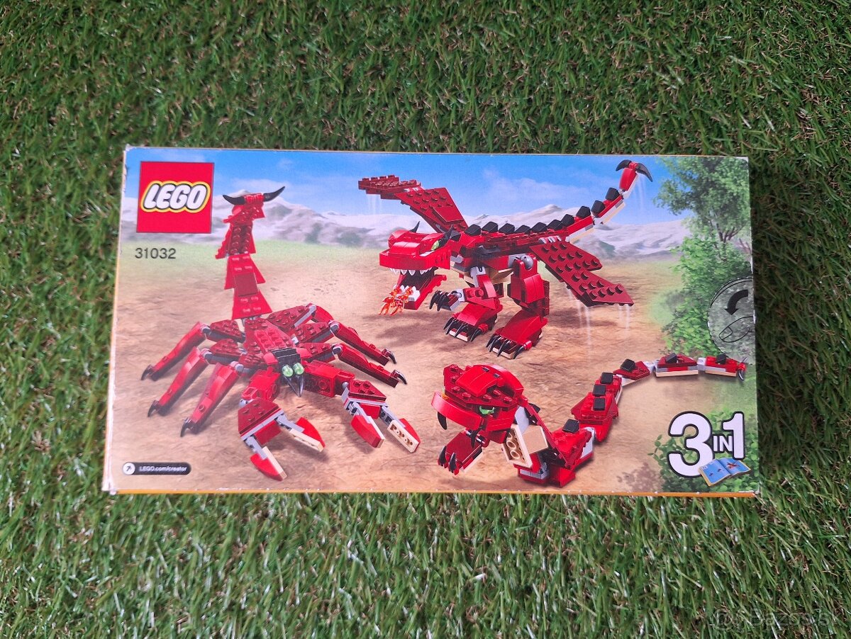 LEGO Creator 31032 Červené príšery, NEROZBALENE