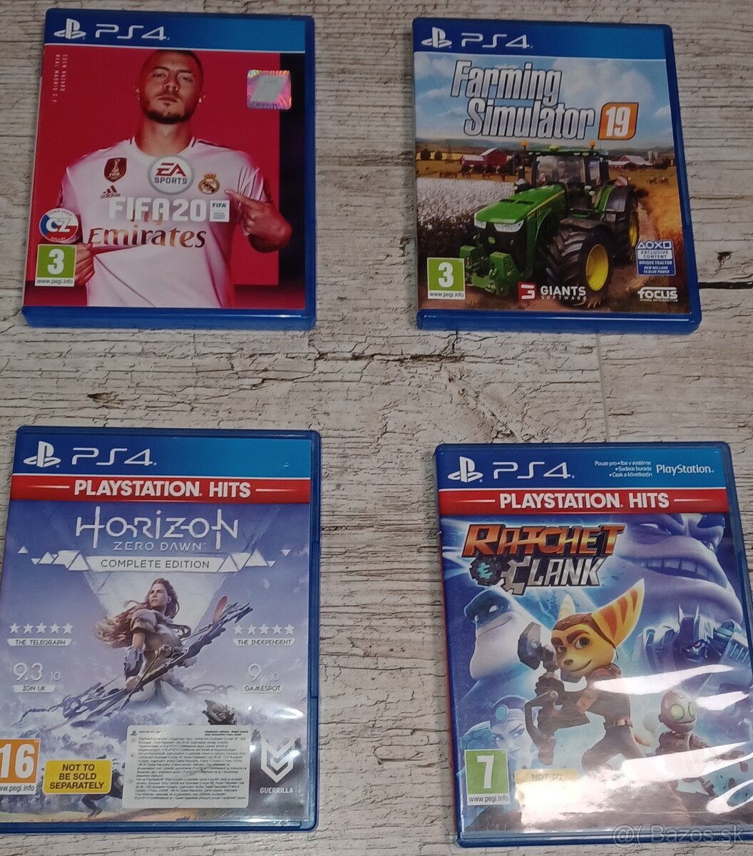 Predám hry na playstation 4