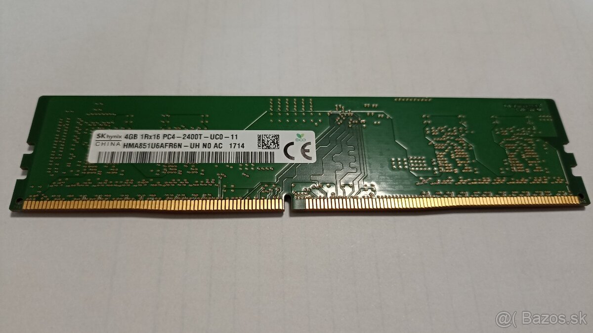 Pamäť Hynix 4GB RAM DDR4 2400Mhz